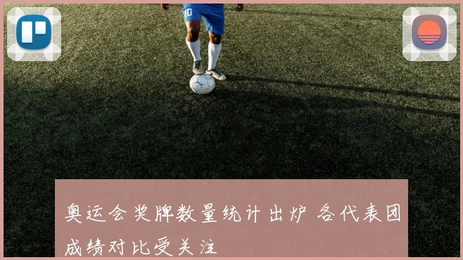 奥运会奖牌数量统计出炉 各代表团成绩对比受关注